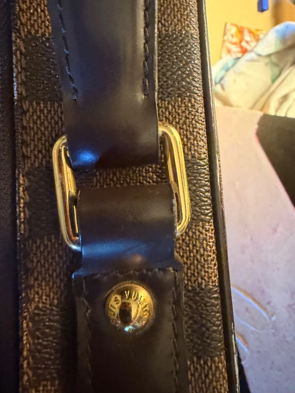 Louis Vuitton Damier Ebene Sabana laptop bag